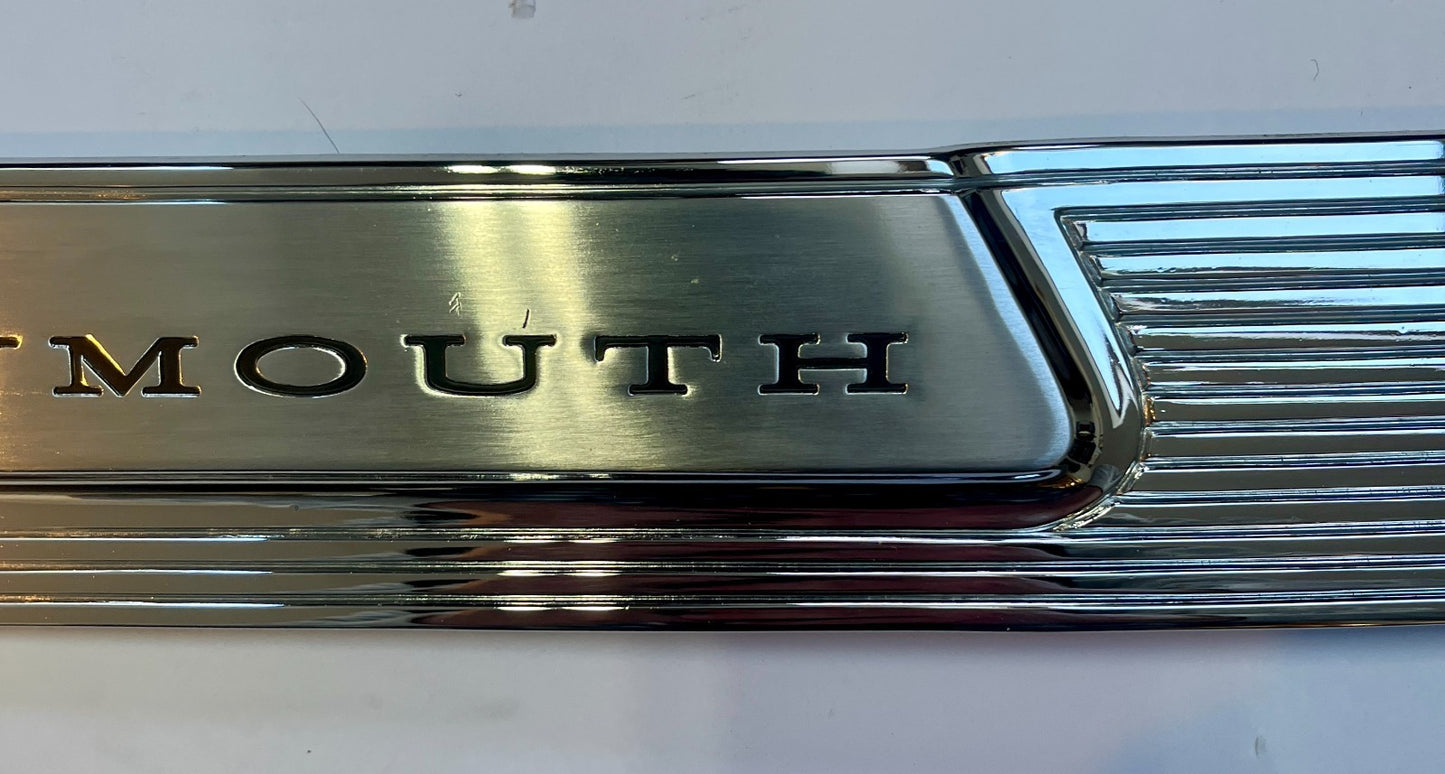 New Old Stock Left C-Pillar Nameplate Ornament 1965 Plymouth Fury III #2526115
