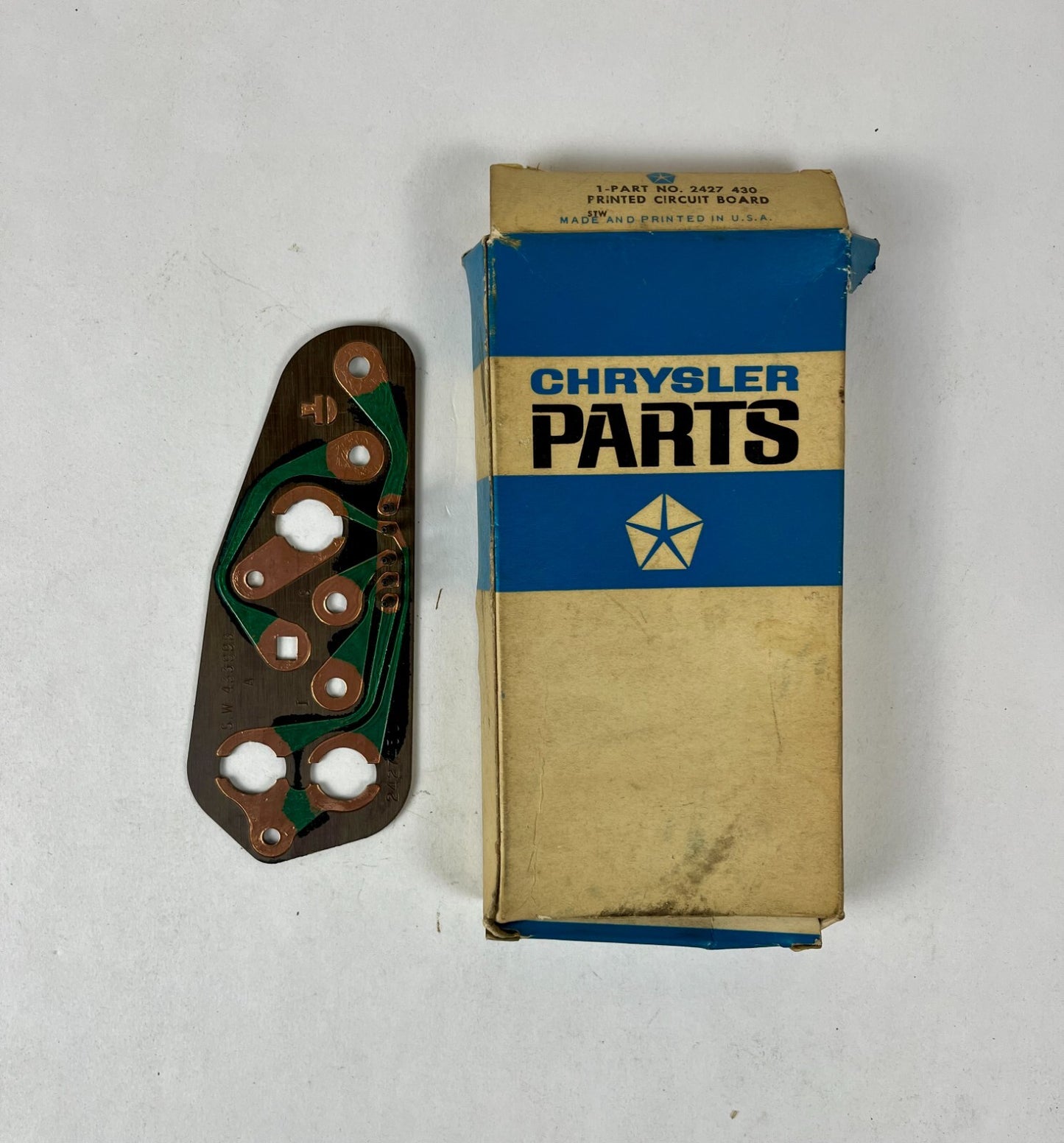NOS Mopar Left Dash Circuit Board 1963-4 Chrysler Newport 300 #2427430