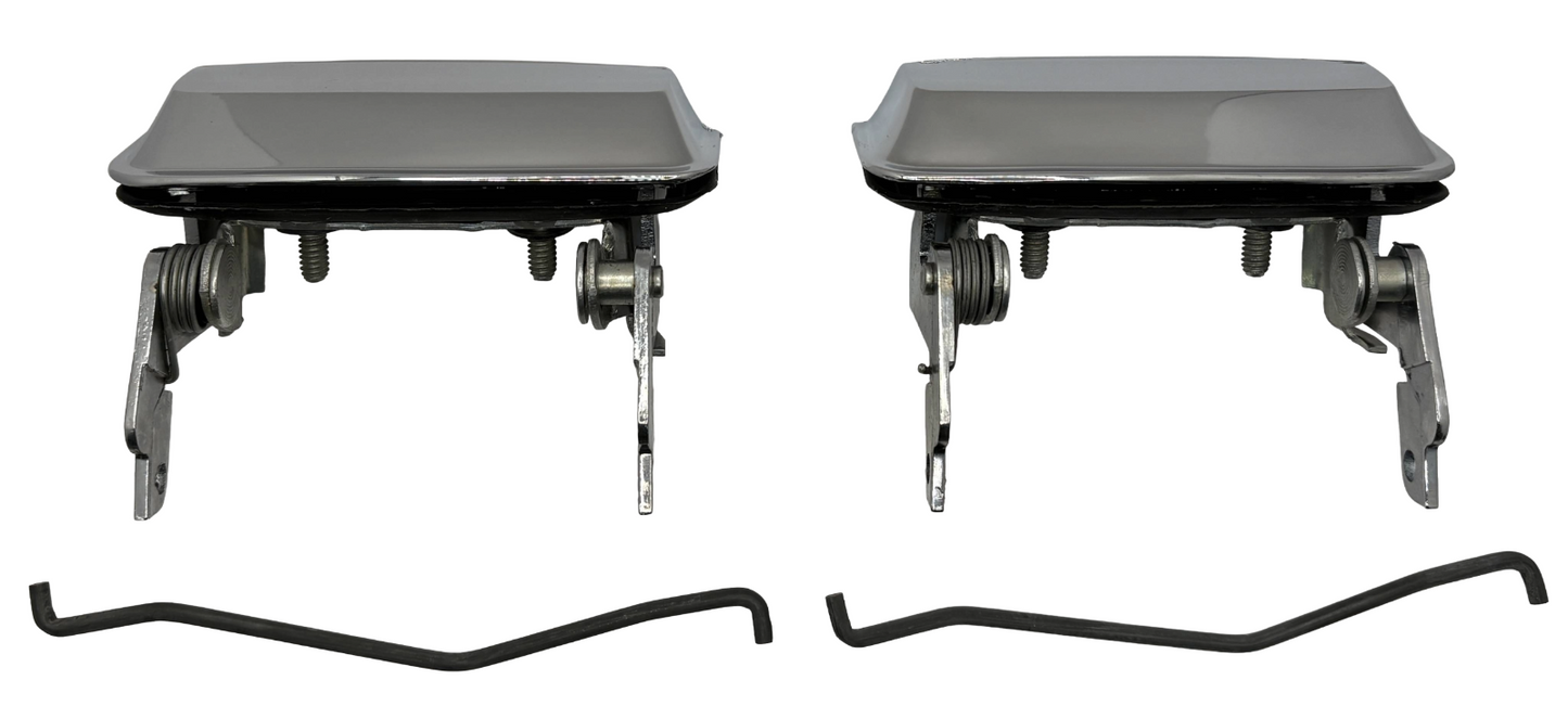 New Old Stock Outside Door Handle Pkg Pair For 2 Door 1971-73 B-Body #3621757