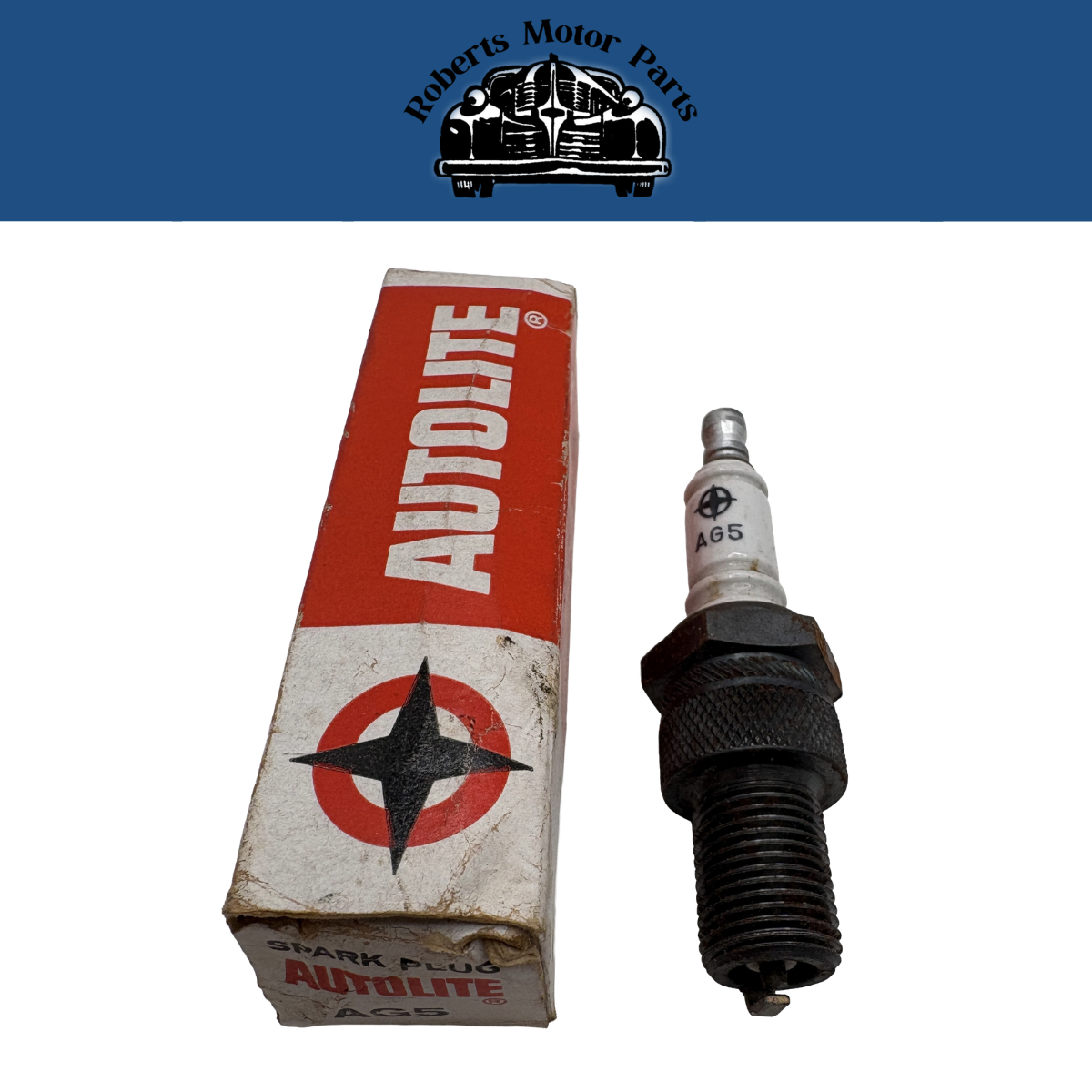 New Old Stock Auto-Lite Spark Plug AG5
