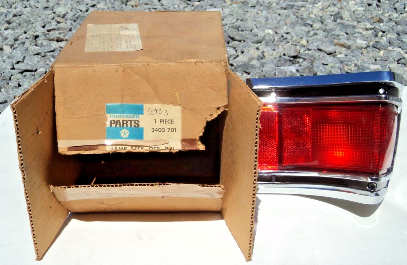 NOS Tail Stop and Signal Assembly left for 1971 Dodge Polara and Monaco Wagon