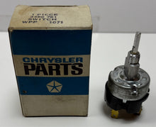 New Old Stock 2 Speed Wiper Switch for 1972 A-Body Models Mopar #3488781