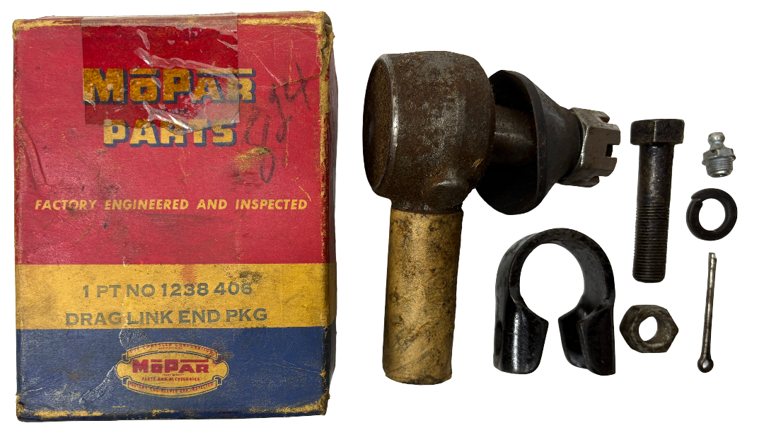 New Old Stock Tie Rod End Drag Link for 1948-56 Dodge Truck Models #1238406