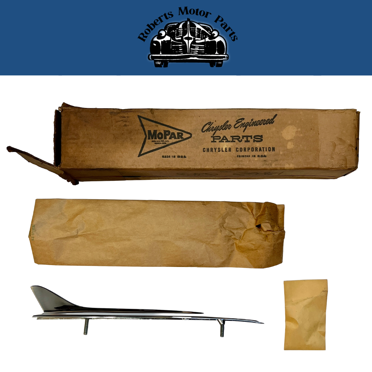 New Old Stock Front Fender Ornament Pkg for 1960 Dodge Models #2196412