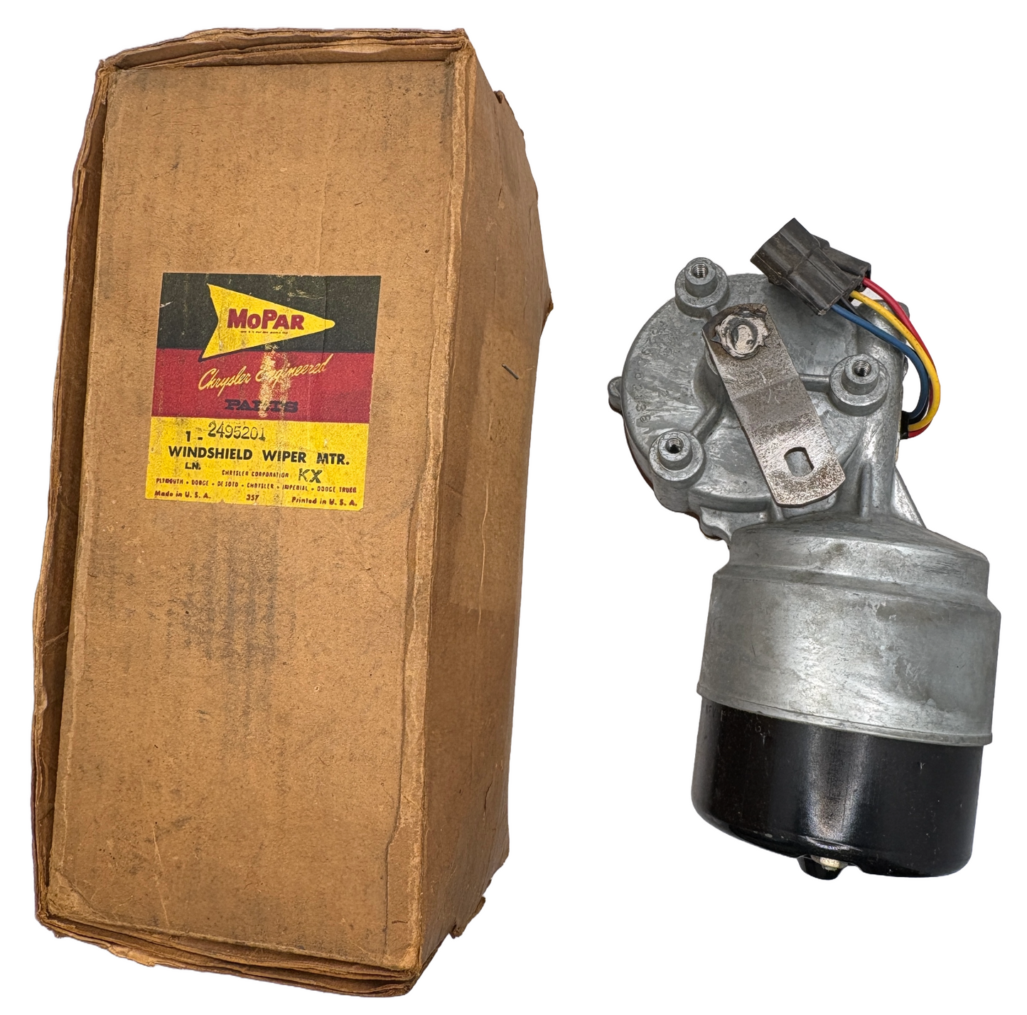 New Old Stock Variable Speed Wiper Motor for 1959–1964 Mopar Models #2495201