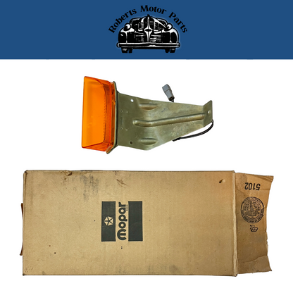 New Old Stock Left Park & Turn Signal Lamp for 1972-73 Dodge Coronets #3587485