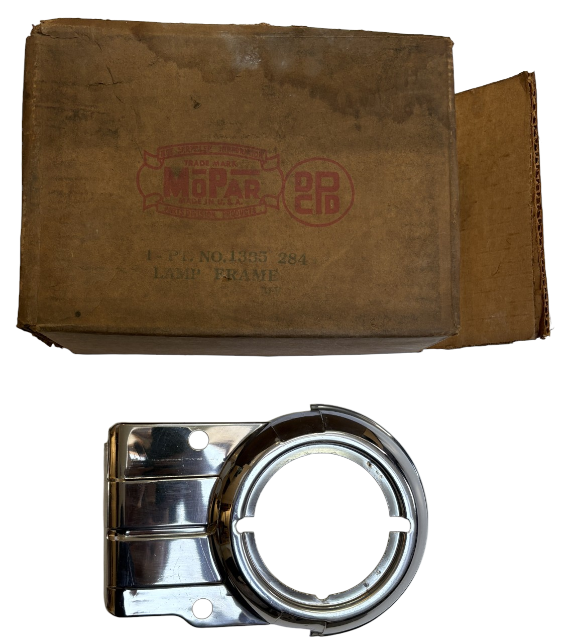 New Old Stock Park Lamp Frame Pair For 1949-50 Dodge Models #1335284 & #1335285