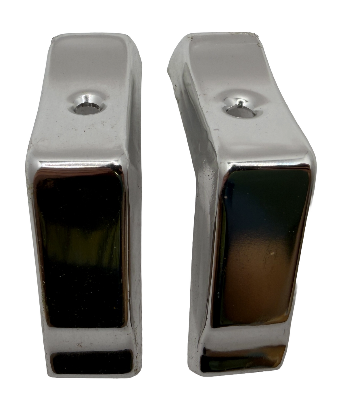 NOS Quarter Panel End Moulding Pair For 1966 Chrysler Newport #2807208 & 2807209