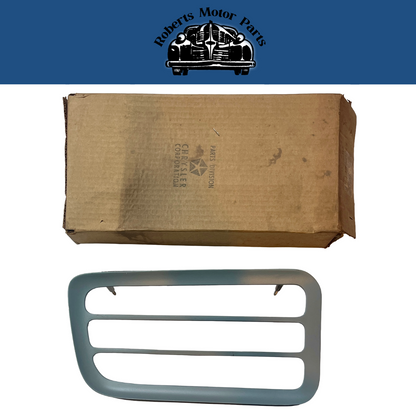 New Old Stock Right Outer Tail Bezel For 1970 Plymouth Barracuda Models #3403236