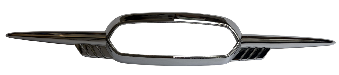 New Old Stock Hood Front Medallion Base Bezel For 1954 Plymouth Models #1541173