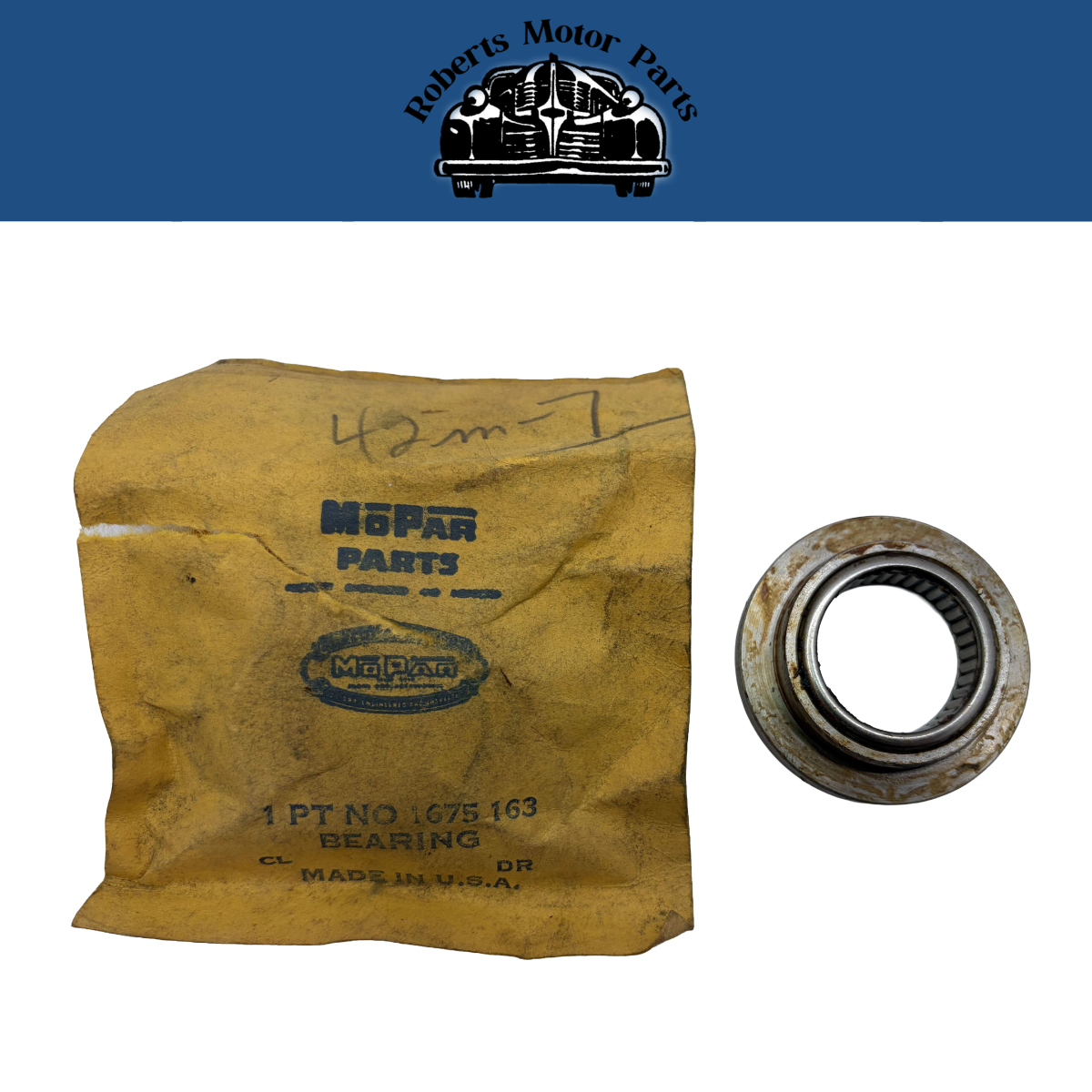 New Old Stock Power Steering Worm Bearing Assembly 1956 Chrysler DeSoto #1675163
