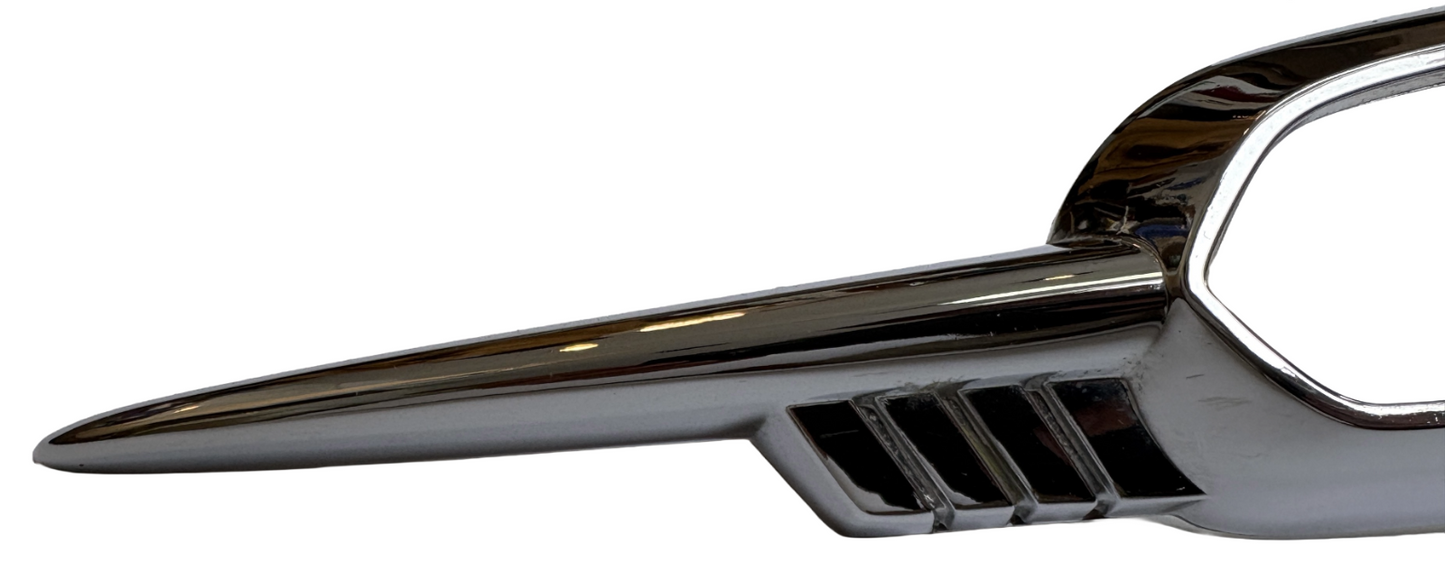 New Old Stock Hood Front Medallion Base Bezel For 1954 Plymouth Models #1541173