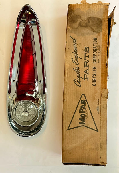 New Old Stock Taillamp Assy. for 1957 Plymouth Wagon Models Mopar #1753382