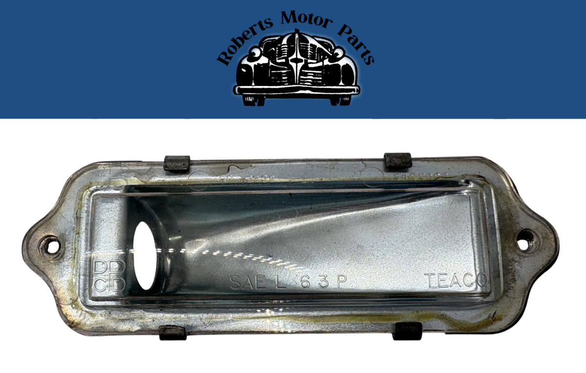 New Old Stock License Light Lens For 1963–65 Plymouth Models Mopar #2522665