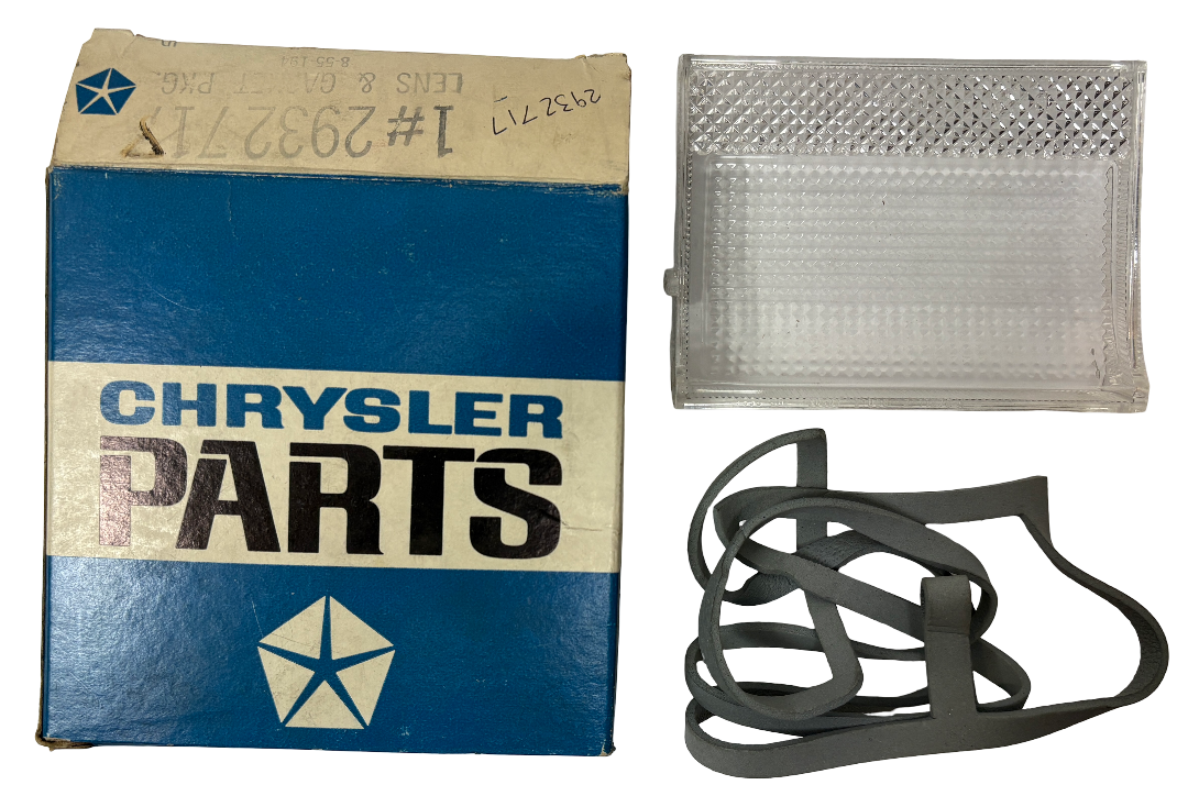 New Old Stock Left Backup Light Lens for 1969 Chrysler Newport #2932717