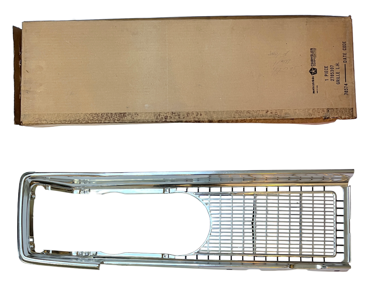 New Old Stock Left Hand Grille Assy. for 1966 Dodge Coronet Models #2785307