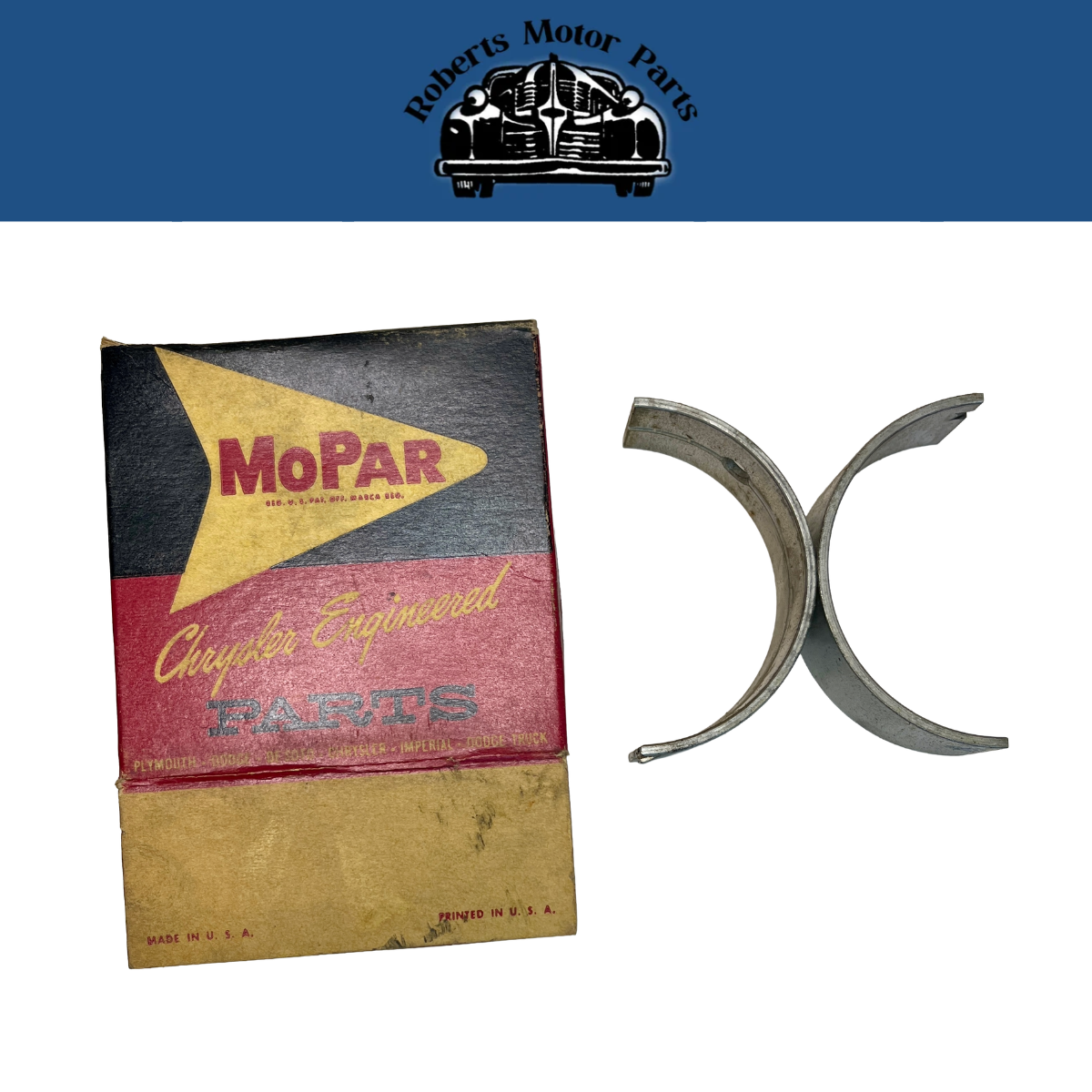 New Old Stock Mopar #1 Main Bearing .001 US 1960-1969 Plymouth Dodge #2084392
