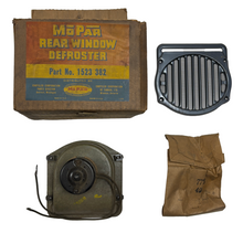 New Old Stock Rear Window Defroster Motor & Grille 1951-54 Mopar Models #1523382