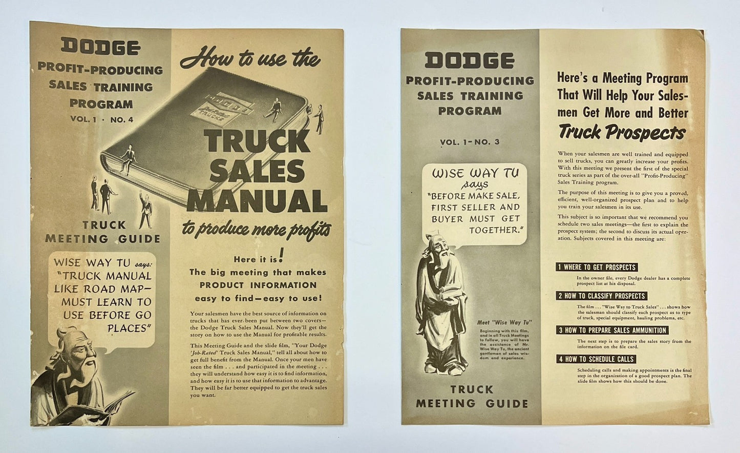 New Old Stock Sales Training Program Records for Trucks by Ross Roy & Chrysler