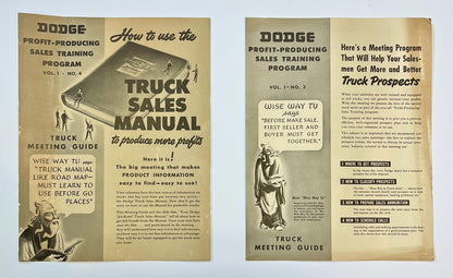 New Old Stock Sales Training Program Records for Trucks by Ross Roy & Chrysler