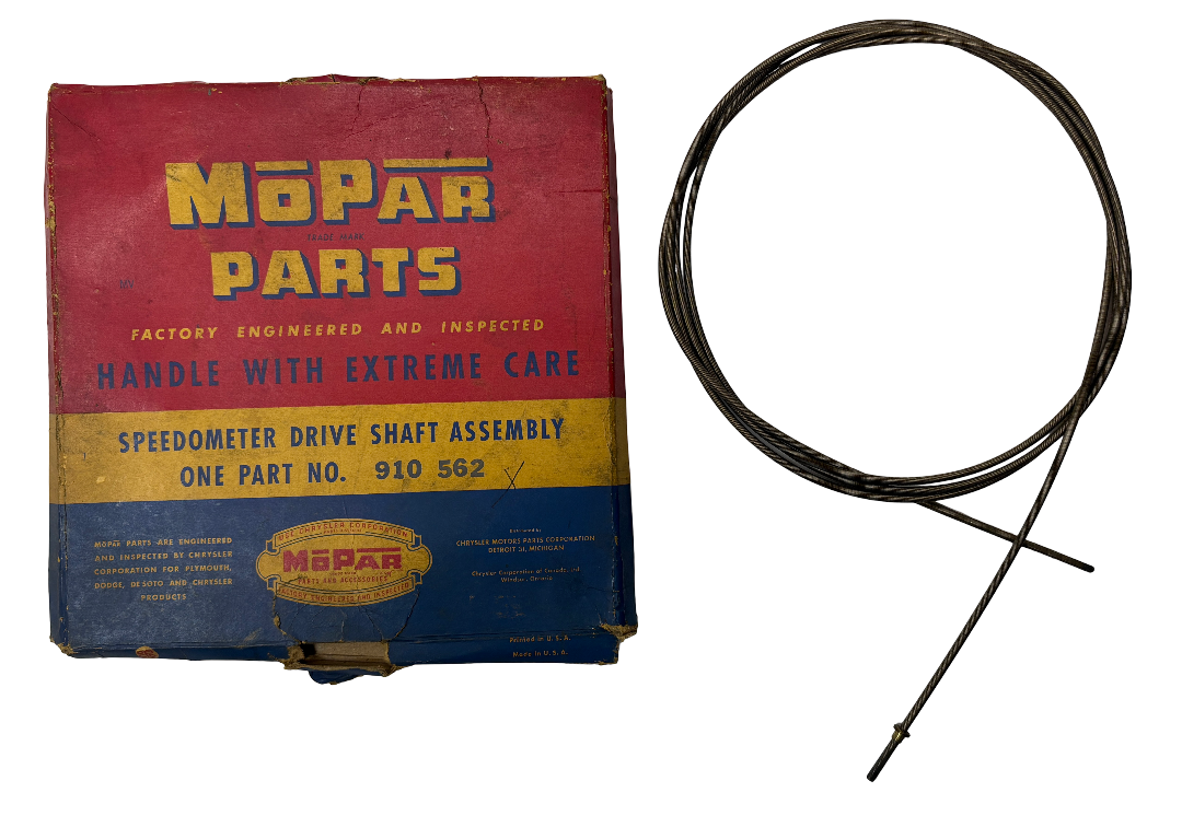 New Old Stock Speedometer Cable Shaft for 1941-42 Chrysler 8 Cyl Models #910562