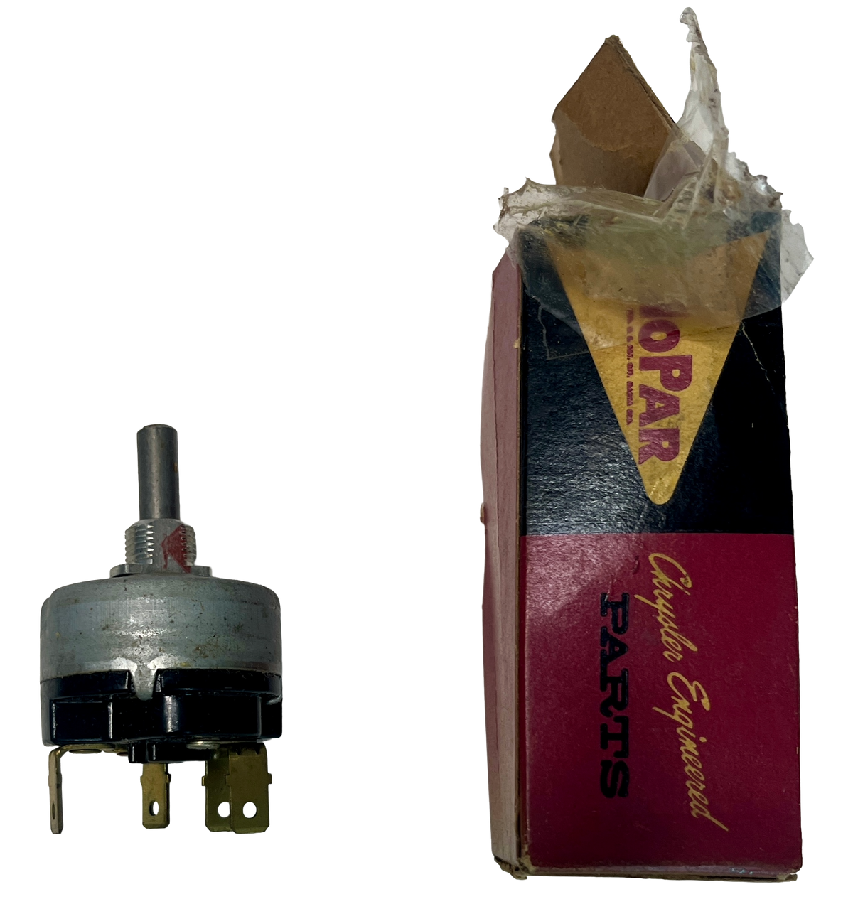 New Old Stock Single Speed Wiper Switch For 1961-1962 Plymouth Models Mopar #2240533