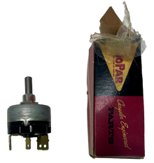 New Old Stock Single Speed Wiper Switch For 1961-1962 Plymouth Models Mopar #2240533