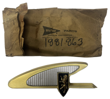 New Old Stock Emblem for 1958 Chrysler New Yorker Models Mopar #1881863