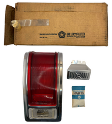 New Old Stock Left Hand Tail Light Assembly For 1965 Dodge Coronet #2585120