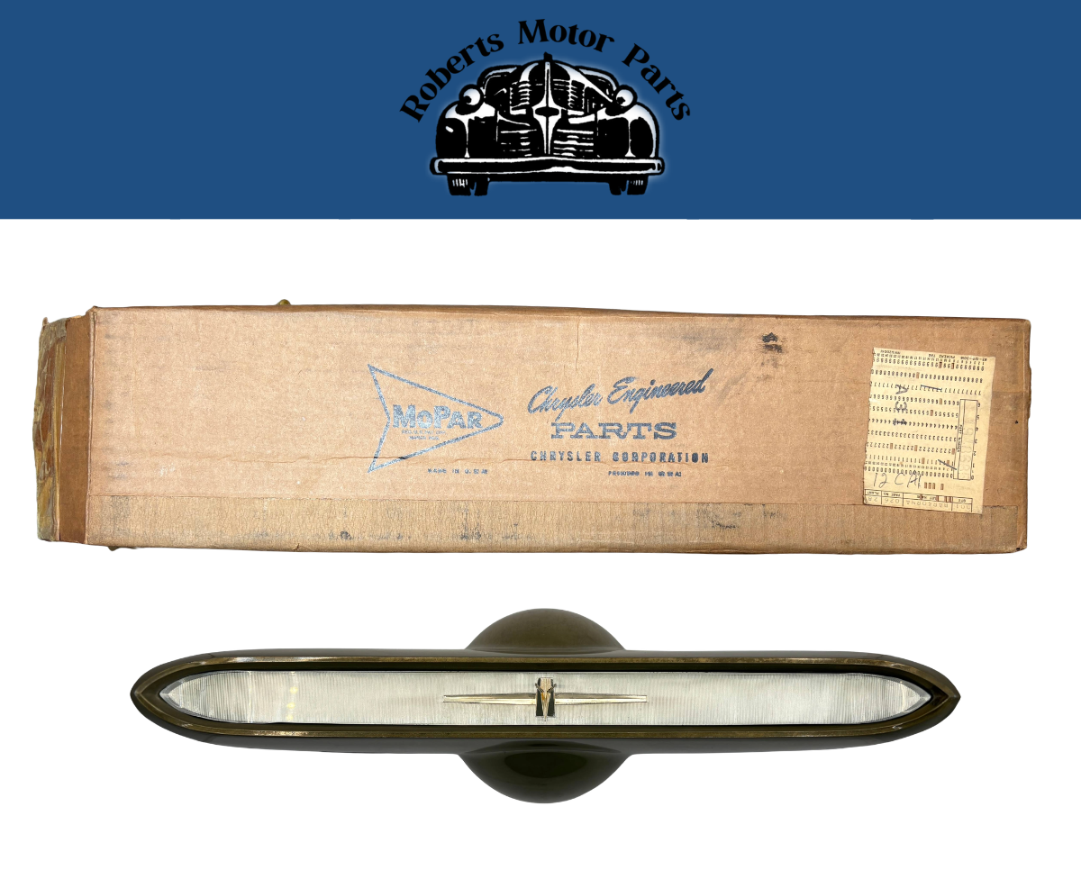 New Old Stock Horn Bar w/Ornament For 1960 Plymouth Savoy Models Mopar #1948685