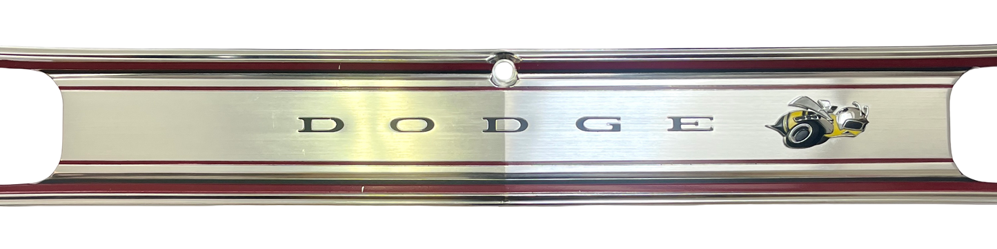 New Old Stock Rear Tail Lamp Finish Panel W/Emblem for 1970 Superbee #2965254
