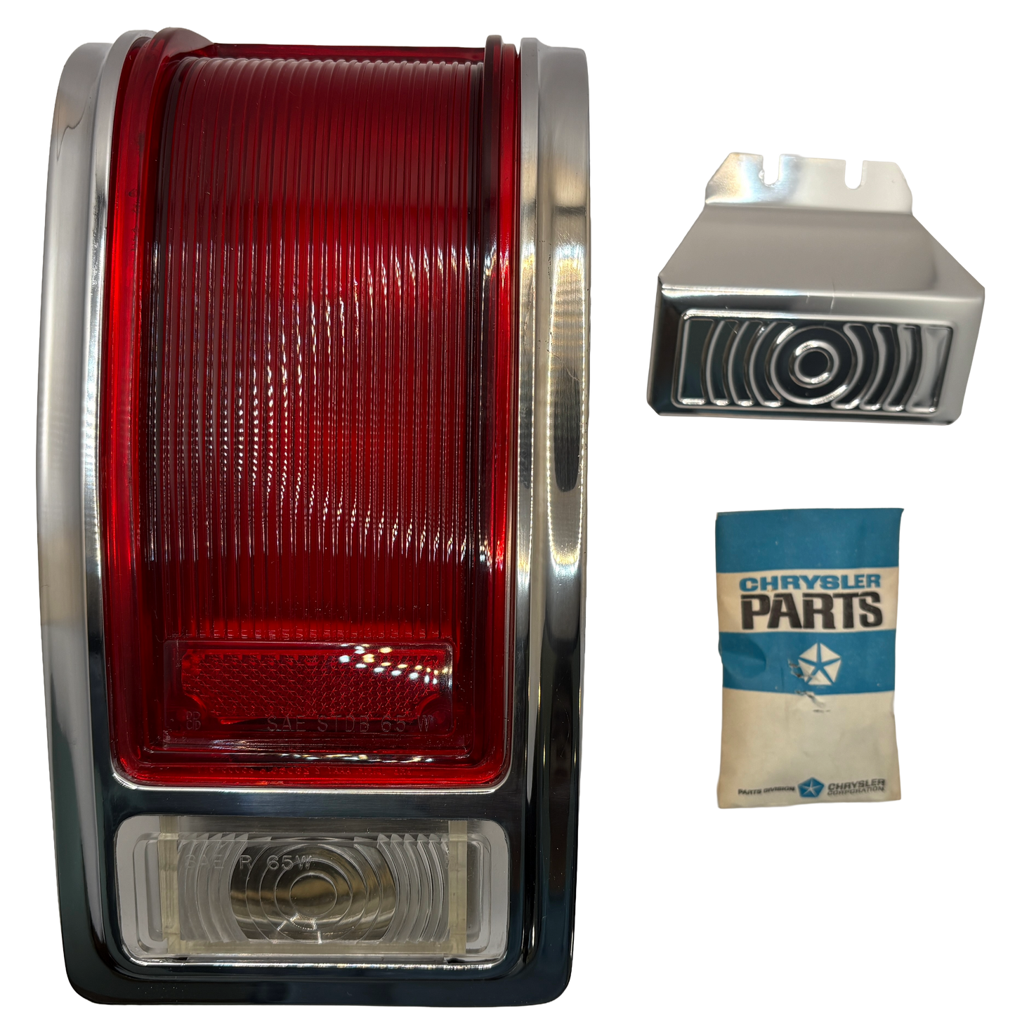 New Old Stock Left Hand Tail Light Assembly For 1965 Dodge Coronet #2585120