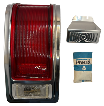 New Old Stock Left Hand Tail Light Assembly For 1965 Dodge Coronet #2585120