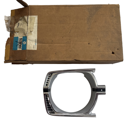 New Old Stock Right Hand Headlight Bezel For 1967 Plymouth Valiant Signet #2582020