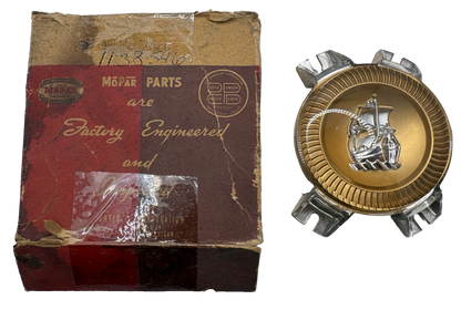 New Old Stock Horn Button Center Emblem For 1949-1950 Plymouth Models #1138546