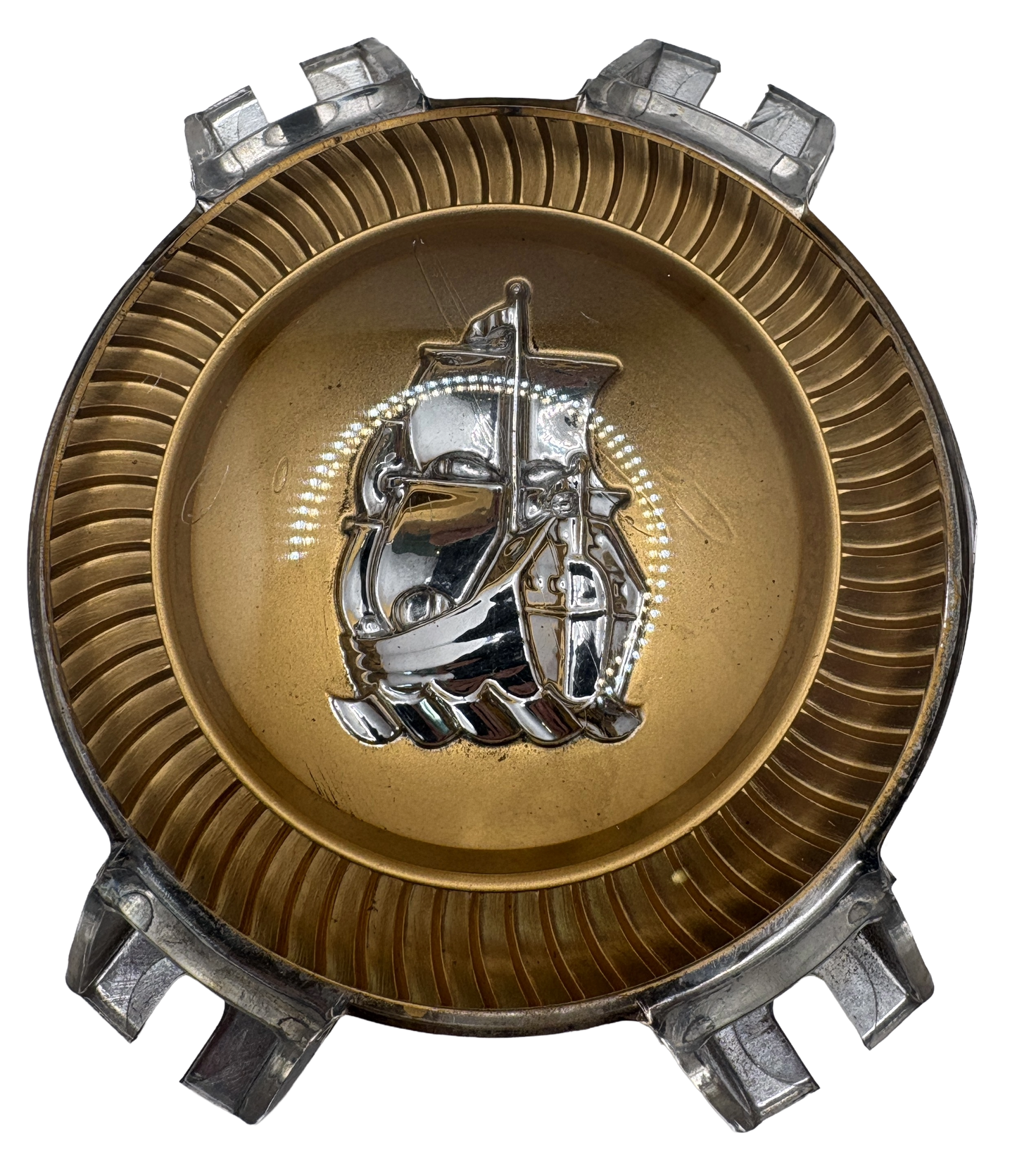 New Old Stock Horn Button Center Emblem For 1949-1950 Plymouth Models #1138546