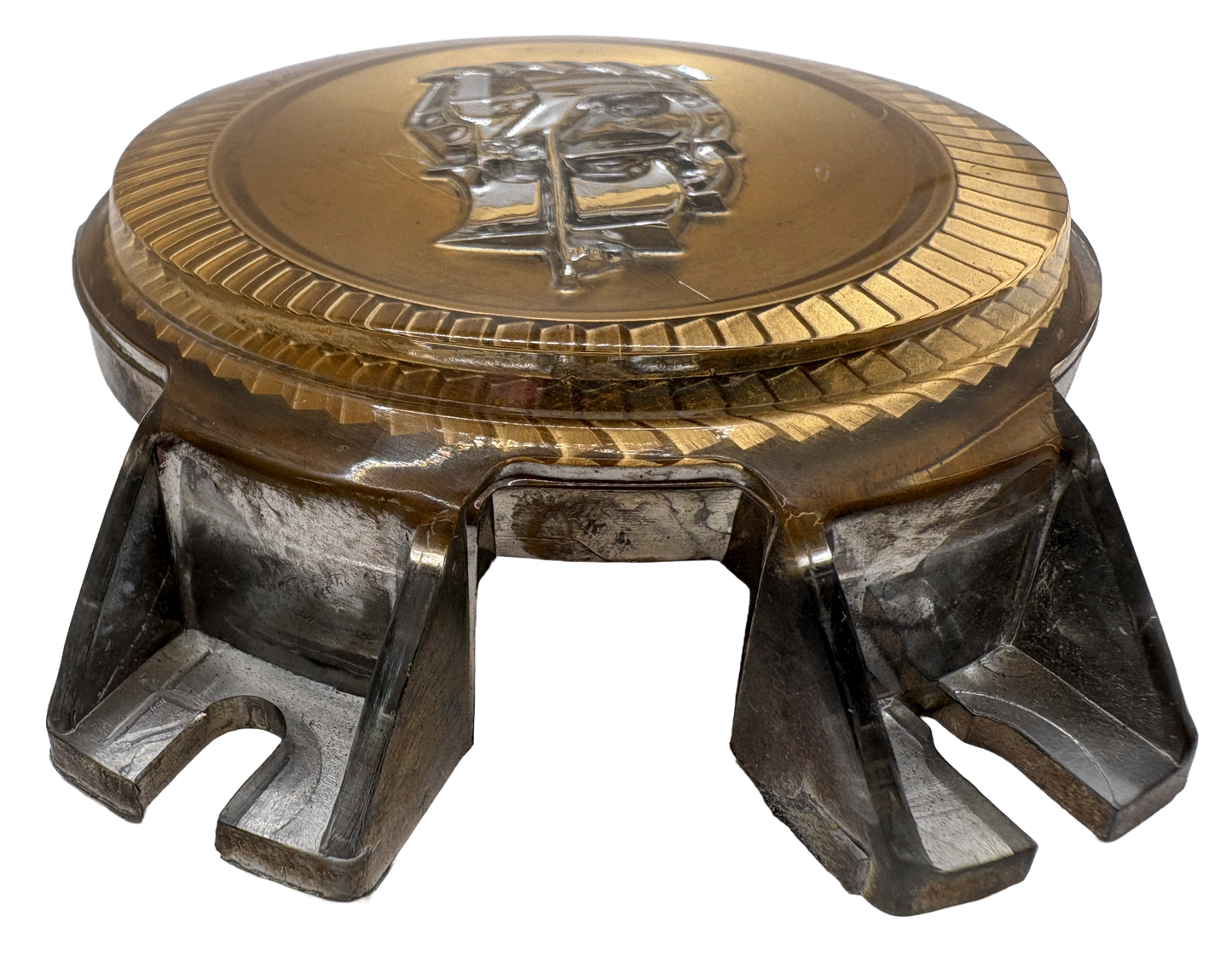 New Old Stock Horn Button Center Emblem For 1949-1950 Plymouth Models #1138546