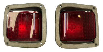 Pair of Great Used Old Stock Taillamp Assemblies for 1969 GTX Models #2930260 & #2930261 RARE