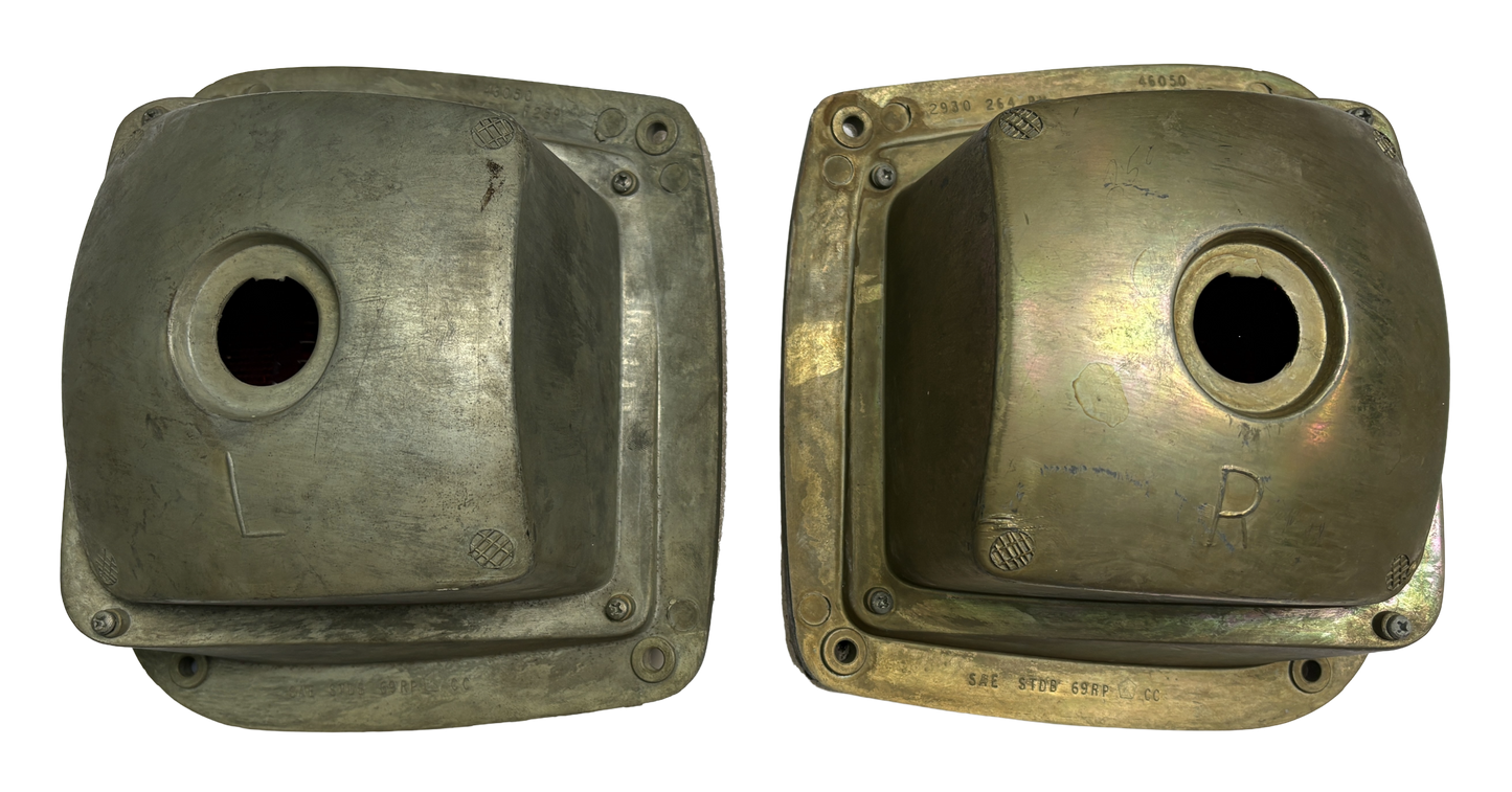 Pair of Great Used Old Stock Taillamp Assemblies for 1969 GTX Models #2930260 & #2930261 RARE