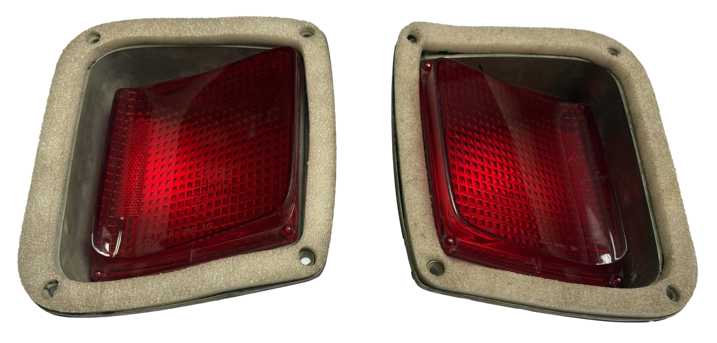 Pair of Great Used Old Stock Taillamp Assemblies for 1969 GTX Models #2930260 & #2930261 RARE