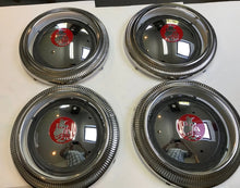 Hub Caps with Inside Trim Ring Set