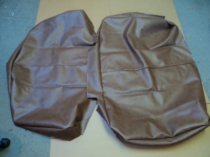 Picture of Seat Cover Brown Dodge Truck Plymouth Truck 1936-1938 Includes The Cover For The Back Section And The Cushion Section