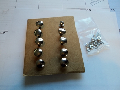 Picture of Center nose trim bolts for the moulding on 1941 to 1947 Dodge Trucks
