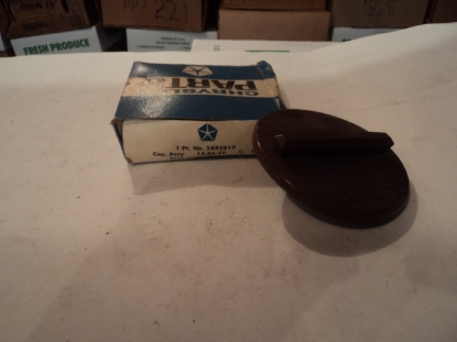 Picture of Mopar Gas Cap Wood Grain 1966 1967 Plymouth B Body Cars Also wagons 1968-1970 2883819